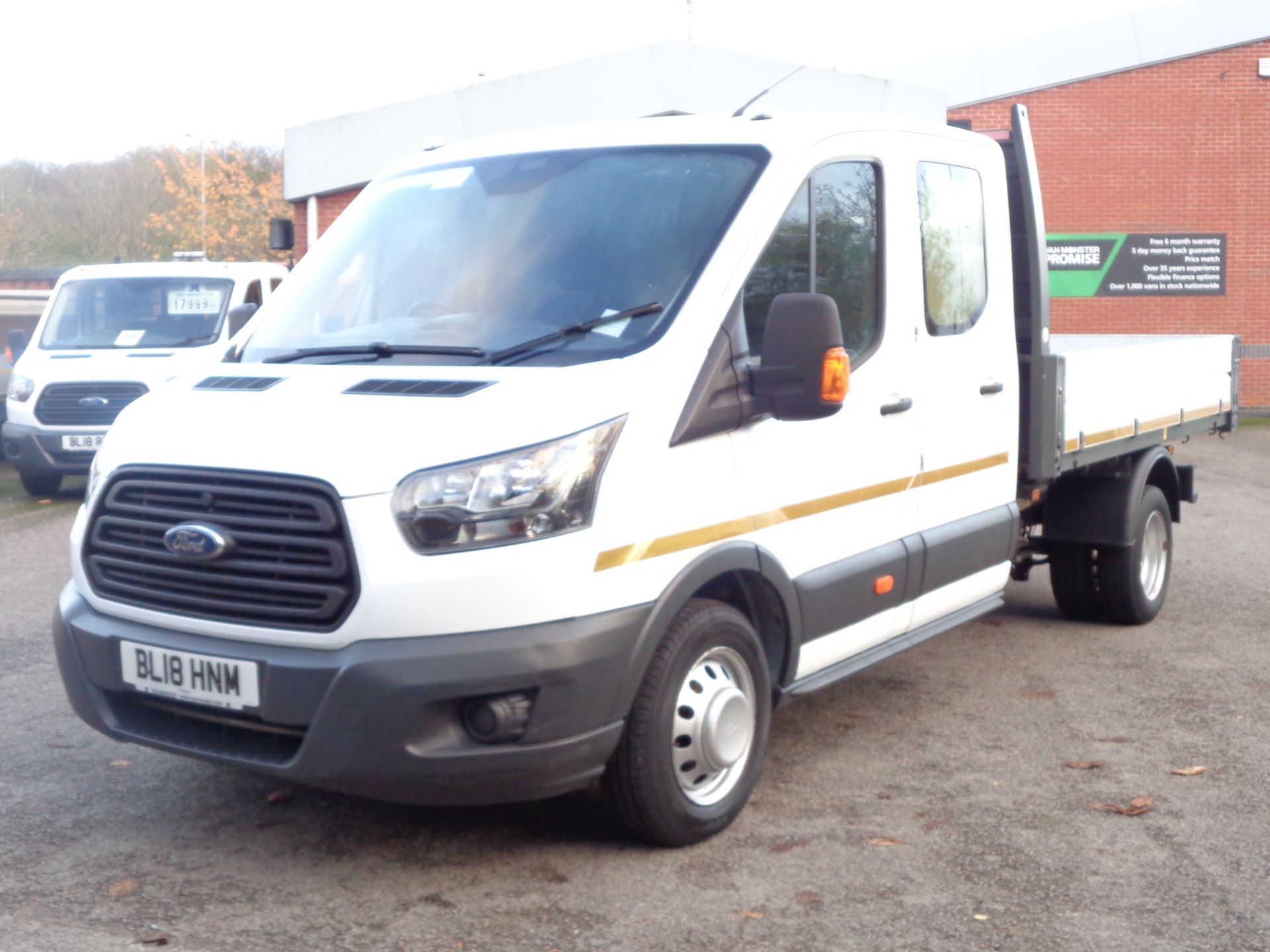 2018 Ford Transit 2.0 Tdci 130Ps &#39;One Stop&#39; D/Cab Tipper [1 Way] (BL18HNM) Thumbnail 3