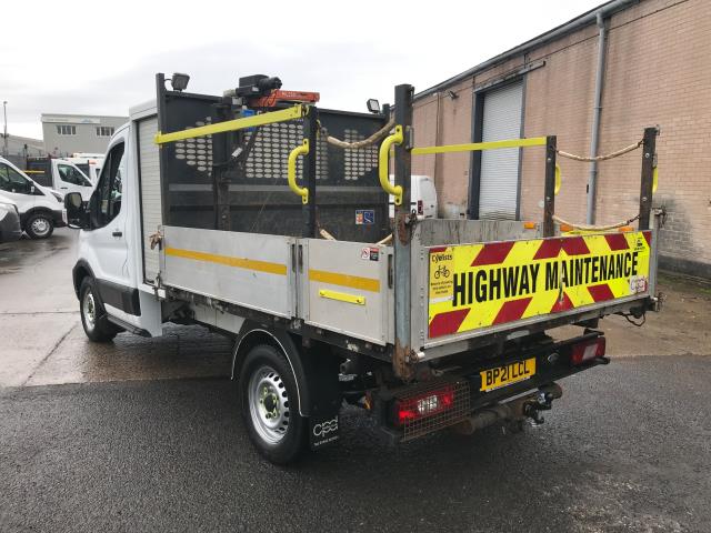 2021 Ford Transit T350 SINGLE CAB 2.0TDI ECOBLUE 130PS LEADER TIPPER  AUTO  ** WITH CRANE ** EURO 6 (BP21LCL) Image 5