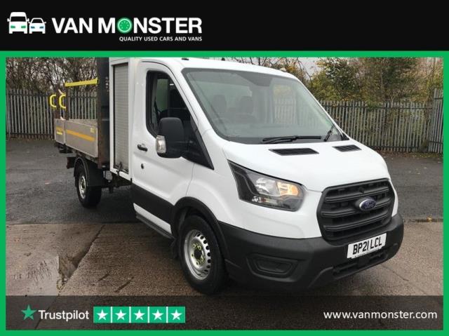 2021 Ford Transit 2.0  ECOBLUE 130PS LEADER PREMIUM TIPPER  AUTO  ** WITH CRANE ** EURO 6 (BP21LCL)
