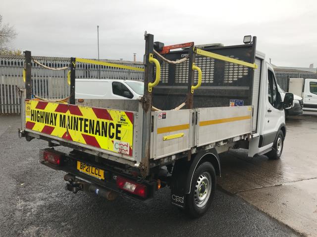 2021 Ford Transit T350 SINGLE CAB 2.0TDI ECOBLUE 130PS LEADER TIPPER  AUTO  ** WITH CRANE ** EURO 6 (BP21LCL) Image 4