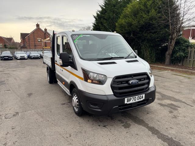 2021 Ford Transit 2.0 Ecoblue 130Ps Double Cab Tipper 1 Way (BP70OOA) Image 2