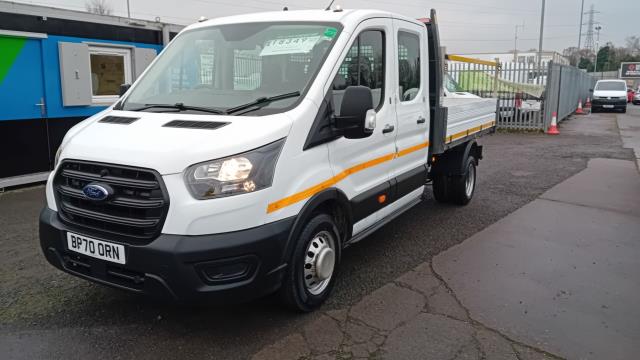 2021 Ford Transit 2.0 Ecoblue 130Ps Double Cab Tipper [1 Way] (BP70ORN) Image 4