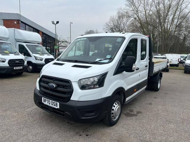 2021 Ford Transit 2.0 Ecoblue 130Ps Double Cab Tipper [1 Way] (BP70OSB) Image 3