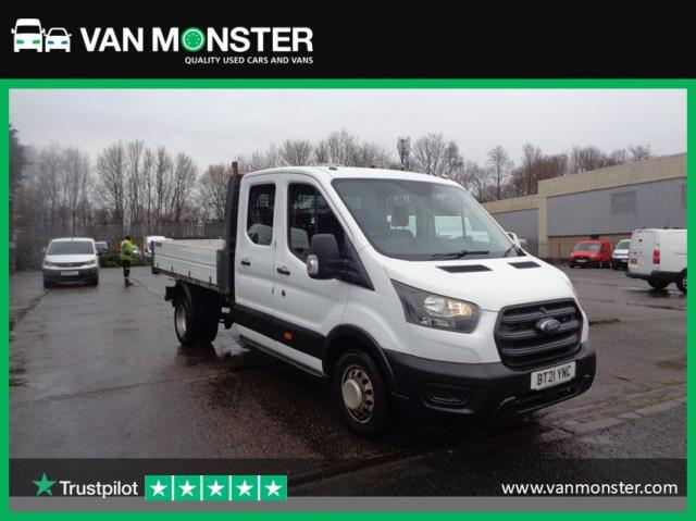 2021 Ford Transit 2.0 Ecoblue 130Ps Double Cab Tipper [1 Way] (BT21YNC)