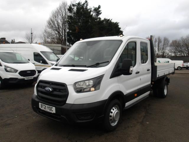 2021 Ford Transit 2.0 Ecoblue 130Ps Double Cab Tipper [1 Way] (BT21YOC) Image 3