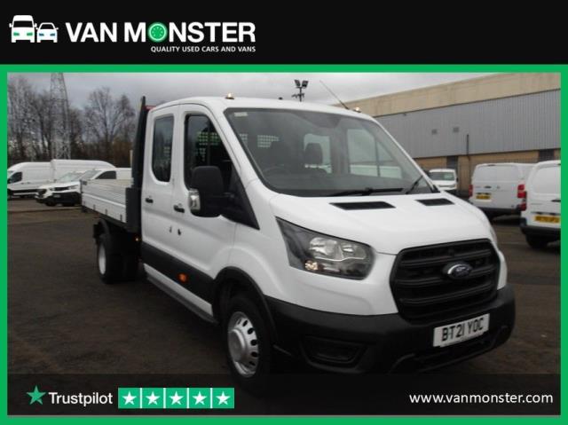 2021 Ford Transit 2.0 Ecoblue 130Ps Double Cab Tipper [1 Way] (BT21YOC)