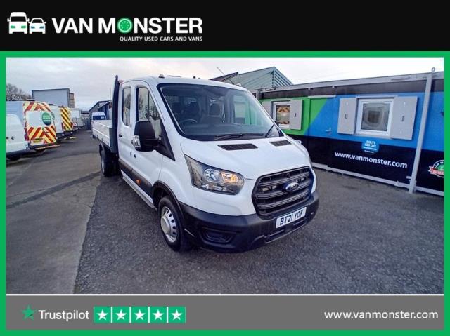 2021 Ford Transit 2.0 Ecoblue 130Ps Double Cab Tipper [1 Way] (BT21YOK)