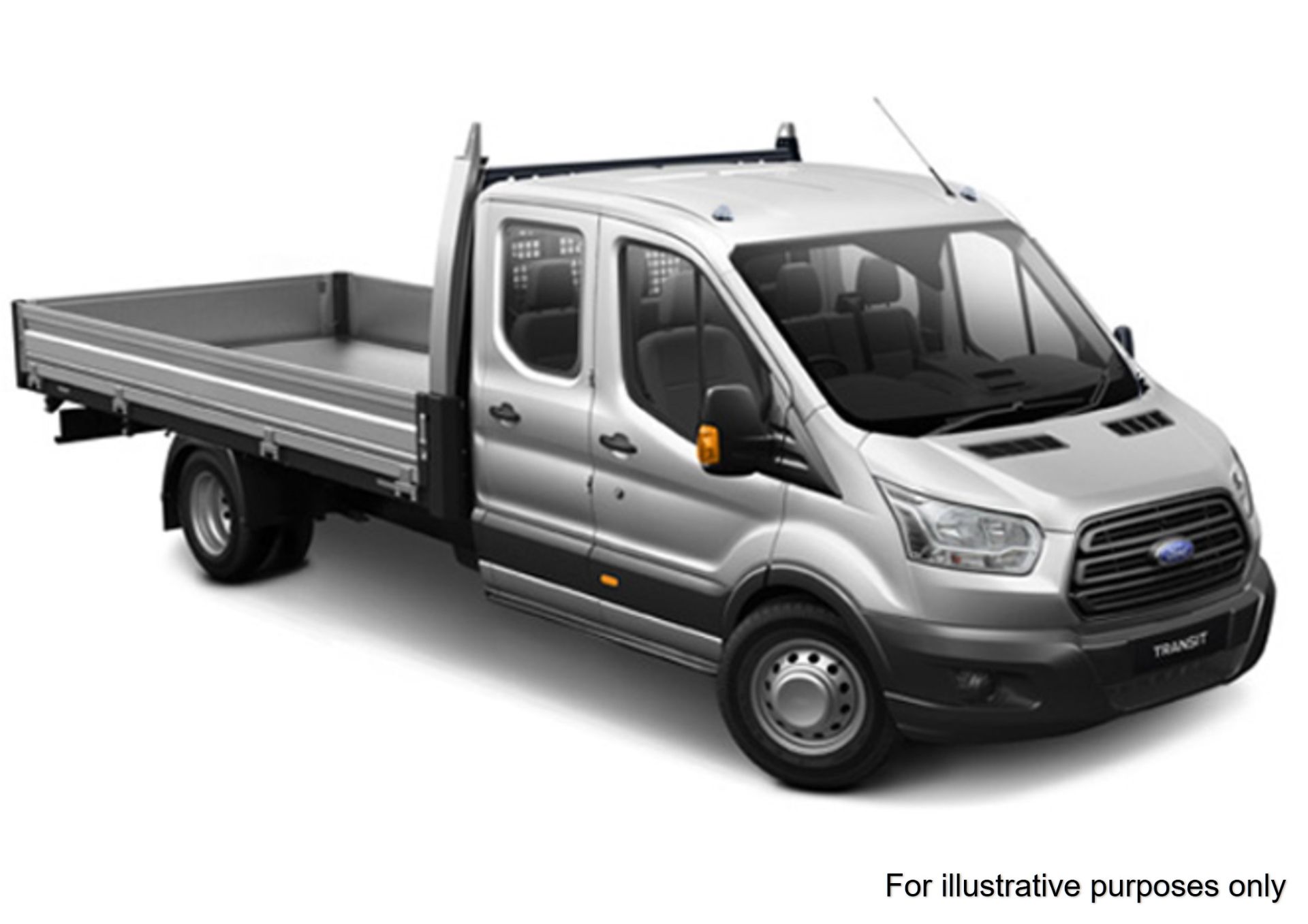 2021 Ford Transit 2.0 Ecoblue 130Ps Double Cab Tipper [1 Way] (BT21YOM)