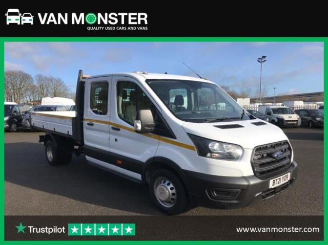 2021 Ford Transit 2.0 Ecoblue 130Ps Double Cab Tipper [1 Way] (BT21YOR) Image 1