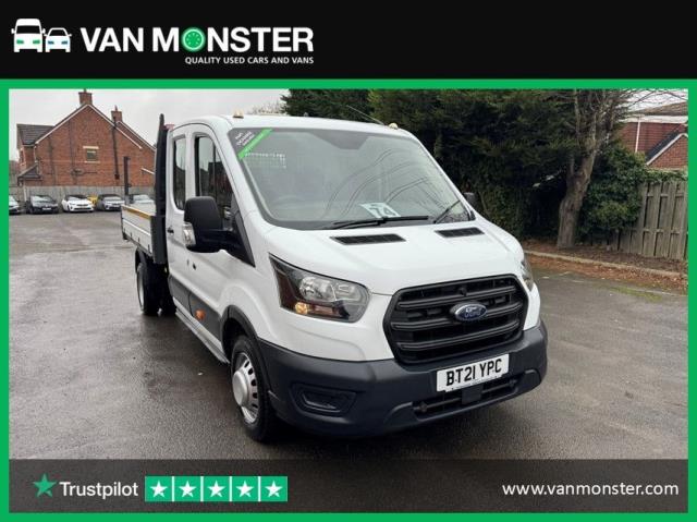 2021 Ford Transit 2.0 Ecoblue 130Ps Double Cab Tipper 1 Way (BT21YPC)