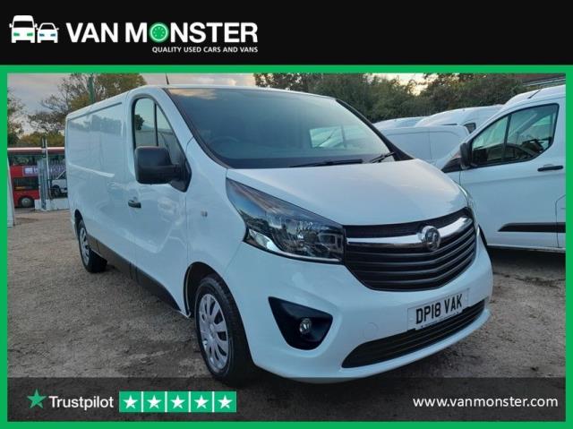 2018 Vauxhall Vivaro 2900 1.6Cdti 120Ps Sportive H1 Van (DP18VAK) Image 1