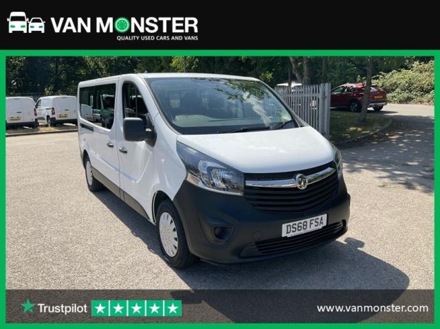 2018 Vauxhall Vivaro 2900 1.6Cdti 120Ps H1 Kombi 9 Seater (Mini Bus) (DS68FSA)