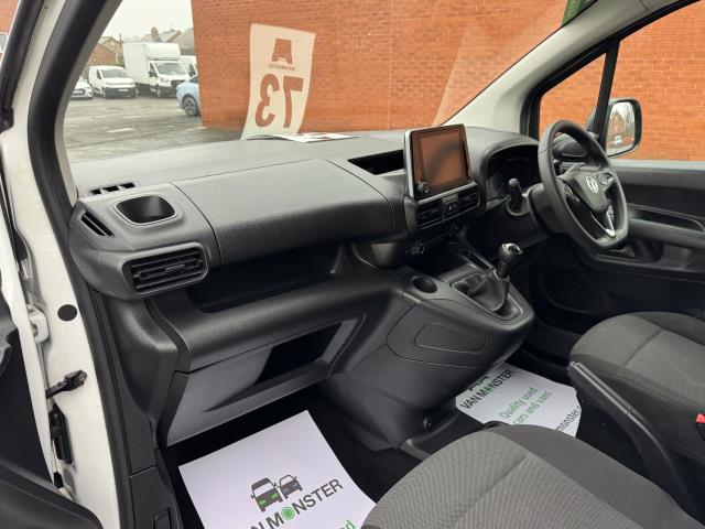 2021 Vauxhall Combo Cargo 2300 1.5 Turbo D 100Ps H1 Dynamic Van (DV71JMO) Image 36