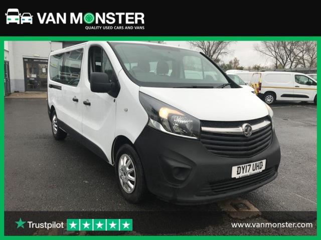 2017 Vauxhall Vivaro L2 2900 1.6CDTI BI-TURBO 125PS  9 SEAT MINIBUS EURO 6 *NO VAT* (DY17UHD)