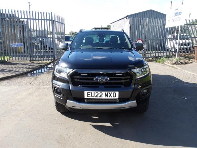 2022 Ford Ranger Pick Up Double Cab Wildtrak 2.0 Ecoblue 213 Auto**WET BELT CHANGED AT MAIN DEALER LAST YEAR** (EU22MXO) Image 3