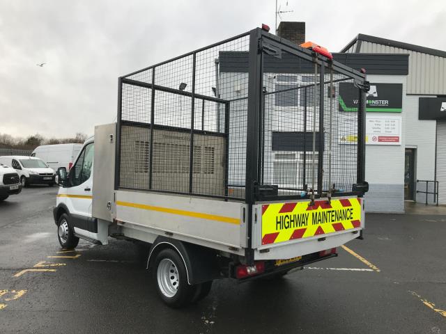 2019 Ford Transit T350 SINGLE CAB TIPPER 130PS EURO 6 CAGE (FD68LTV) Image 4
