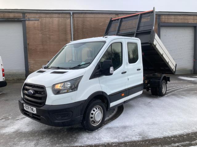 2022 Ford Transit T350 DOUBLE CAB TIPPER 130PS EURO 6 (FD71TWL) Image 2