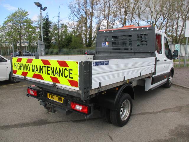 2022 Ford Transit 2.0 Ecoblue 130Ps Double Cab Tipper [1 Way] (FD71TWN) Image 4