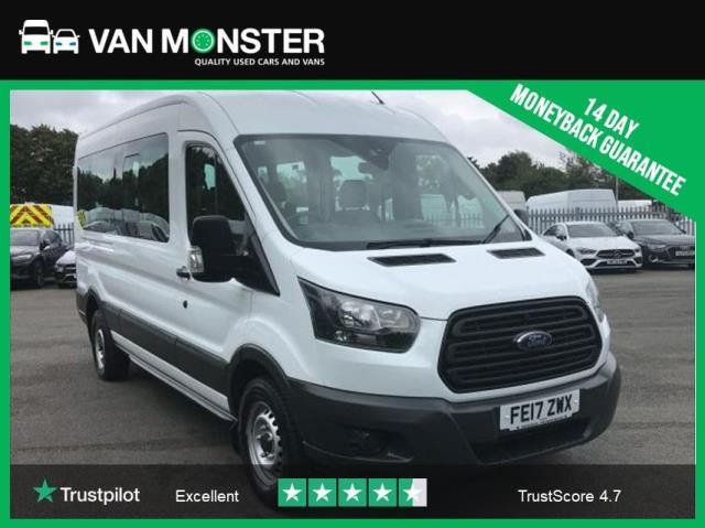 2017 Ford Transit 2.2 Tdci 125Ps H2 15 Seater mini-bus (FE17ZWX) Image 1