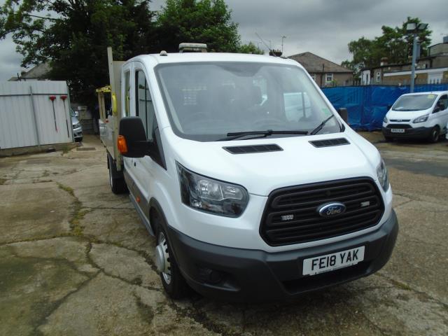 2018 Ford Transit 2.0 Tdci 130Ps Double Cab Chassis *LIMITED 70MPH* (FE18YAK) Image 1