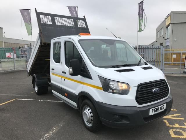 2018 Ford Transit T350 DOUBLE CAB TIPPER 130PS EURO 6 (FG18XKE)