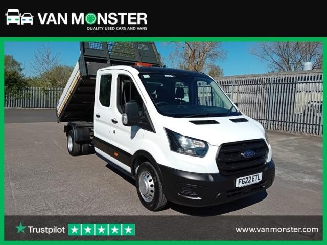 2022 Ford Transit T350 DOUBLE CAB TIPPER 130PS EURO 6 (FG22ETL)