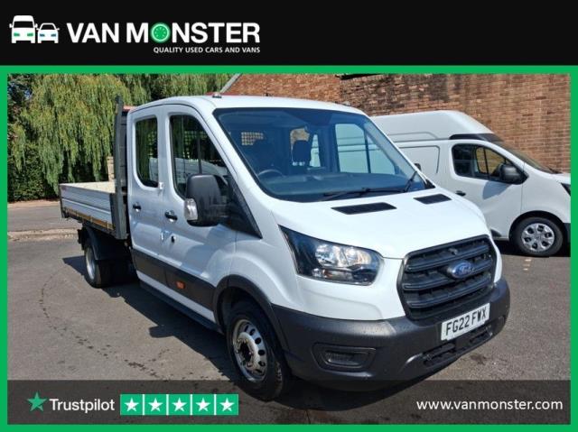 2022 Ford Transit 2.0 Ecoblue 130Ps Double Cab Tipper [1 Way] (FG22FWX)