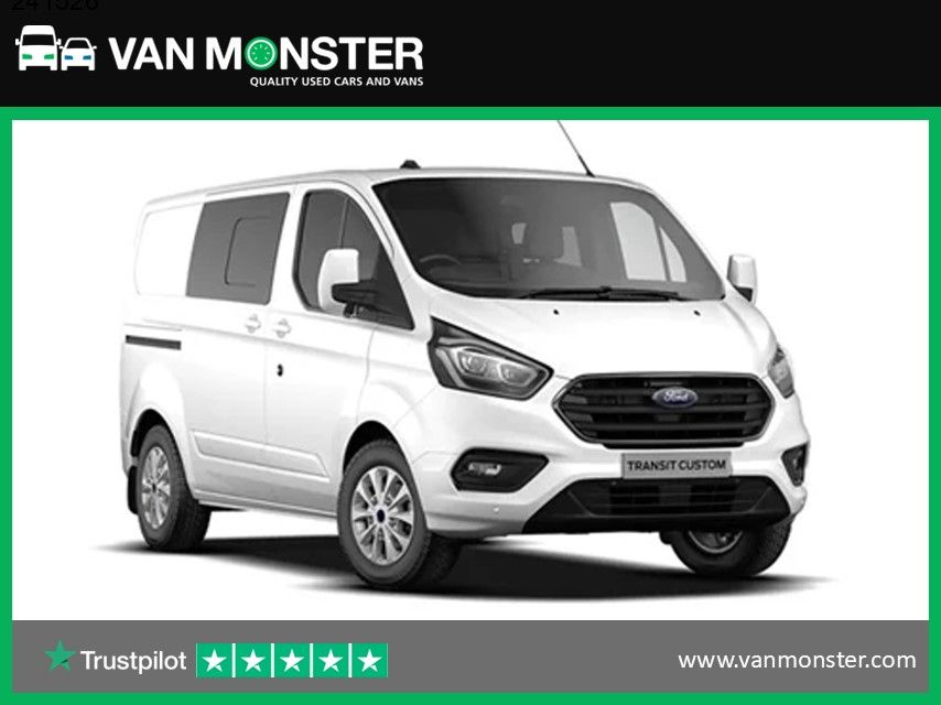 2021 Ford Transit Custom 2.0 Ecoblue 105Ps Low Roof D/Cab Leader Van (FG71CZB)