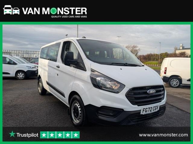 2022 Ford Transit Custom 2.0 Ecoblue 130Ps Low Roof Kombi Leader Van L2 *9seater* (FG72CGV)