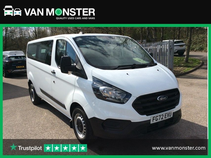 2022 Ford Transit Custom 2.0 Ecoblue 130Ps Low Roof Kombi Leader (9 Seat Minibus) (FG72EVU)