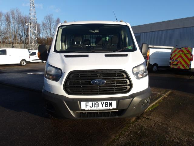 2019 Ford Transit 350 L3 2.0 TDCi 130PS Double Cab Dropside (FJ19YBW) Image 3