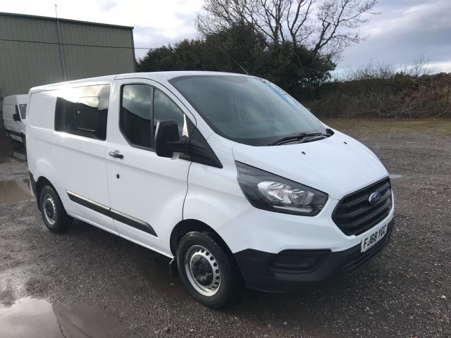 2018 Ford Transit Custom 2.0 Tdci 105Ps Low Roof D/Cab Van Euro 6 Limited to 70MPH (FJ68YGC) Image 1