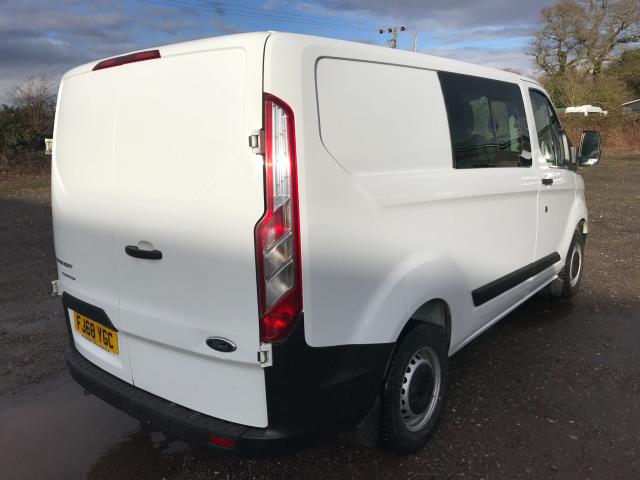 2018 Ford Transit Custom 2.0 Tdci 105Ps Low Roof D/Cab Van Euro 6 Limited to 70MPH (FJ68YGC) Image 6