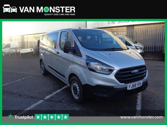 2019 Ford Transit Custom 320 L2 2.0 Tdci 130PS Low Roof Kombi Van  *Limited 60mph* (FJ68YOA)