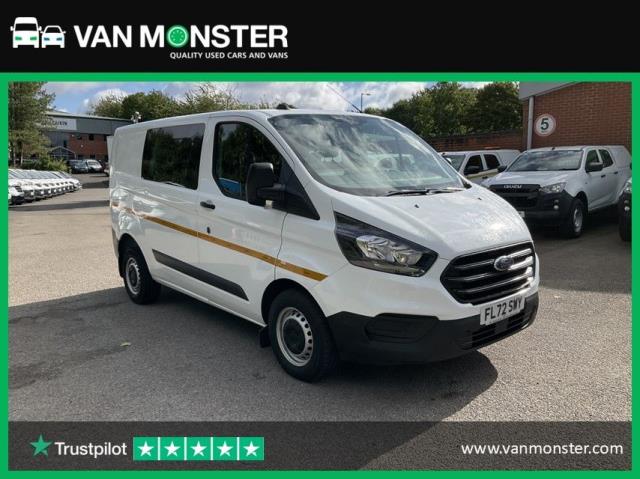 2022 Ford Transit Custom 2.0 Ecoblue 105Ps Low Roof D/Cab Leader Van (FL72SWY)