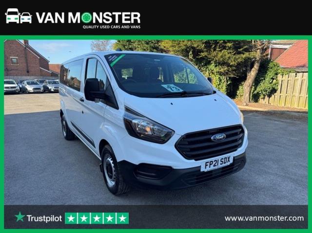 2021 Ford Transit Custom 2.0 Ecoblue 130Ps Low Roof Kombi Leader Van 70MPH RESTRICTED (FP21SDX)