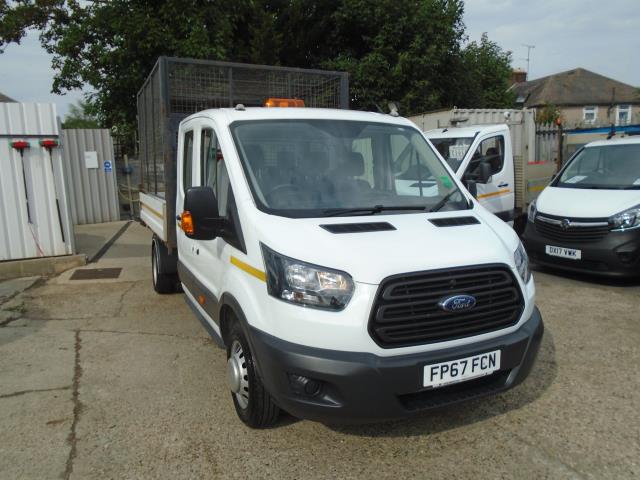2018 Ford Transit T350 DOUBLE CAB CAGE TIPPER 130PS EURO 6 (FP67FCN)