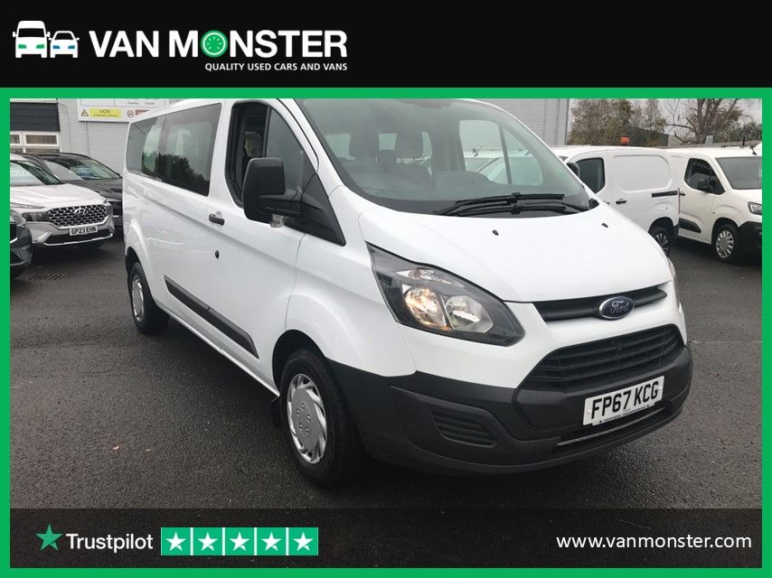 2017 Ford Transit Custom  310  L2  LOW ROOF 9 SEAT MINIBUS 130PS EURO 6  *NO VAT* (FP67KCG)