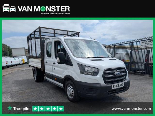 2019 Ford Transit T350 DOUBLE CAB TIPPER 130PS EURO 6 CAGED (FP69BNX)