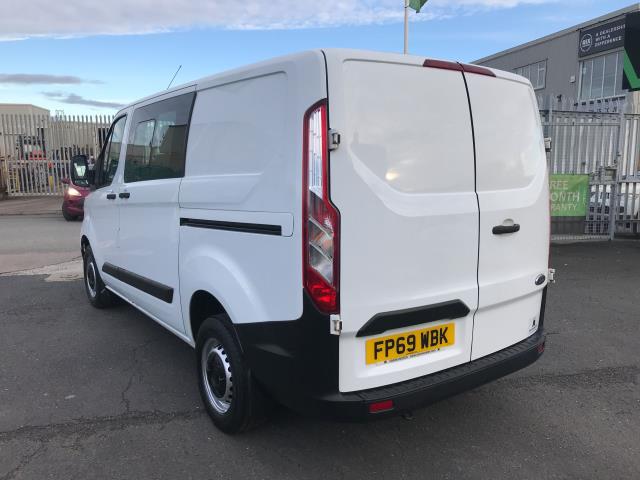2019 Ford Transit Custom 300 L1 2.0ECOBLUE 105PS LOW ROOF DOUBLE CAB LEADER EURO 6 (FP69WBK) Image 4