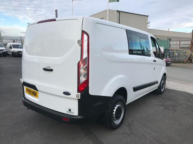2019 Ford Transit Custom 300 L1 2.0ECOBLUE 105PS LOW ROOF DOUBLE CAB LEADER EURO 6 (FP69WBK) Image 3