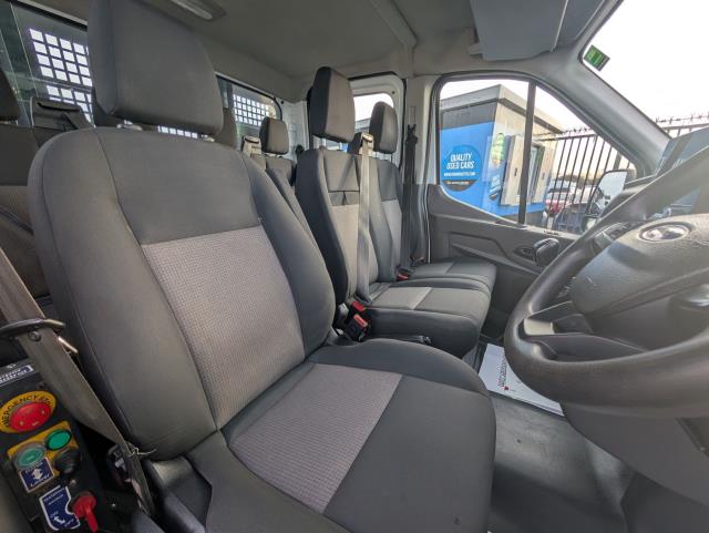 2022 Ford Transit 2.0 Ecoblue 130Ps Double Cab Tipper [1 Way] (FP71XLD) Image 12
