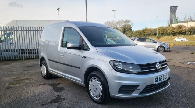 2019 Volkswagen Caddy 2.0 Tdi Bmt 102Ps Trendline [Ac] Van Dsg *SILVER* (GL69CEU) Image 2