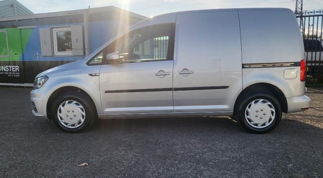 2019 Volkswagen Caddy 2.0 Tdi Bmt 102Ps Trendline [Ac] Van Dsg *SILVER* (GL69CEU) Image 5