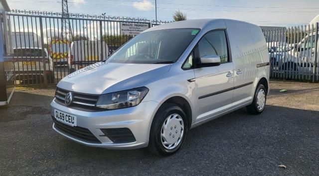 2019 Volkswagen Caddy 2.0 Tdi Bmt 102Ps Trendline [Ac] Van Dsg *SILVER* (GL69CEU) Image 4