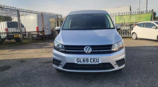 2019 Volkswagen Caddy 2.0 Tdi Bmt 102Ps Trendline [Ac] Van Dsg *SILVER* (GL69CEU) Image 3