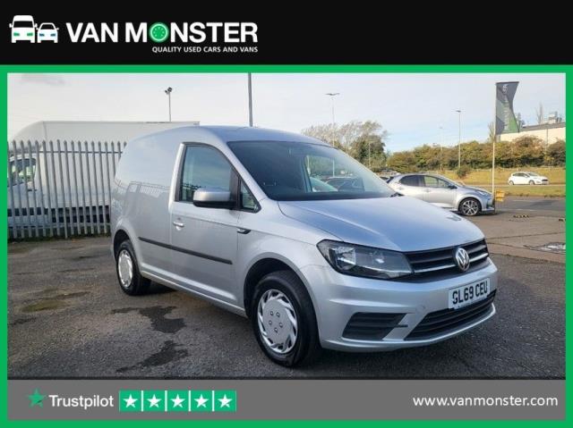 2019 Volkswagen Caddy 2.0 Tdi Bmt 102Ps Trendline [Ac] Van Dsg *SILVER* (GL69CEU) Image 1