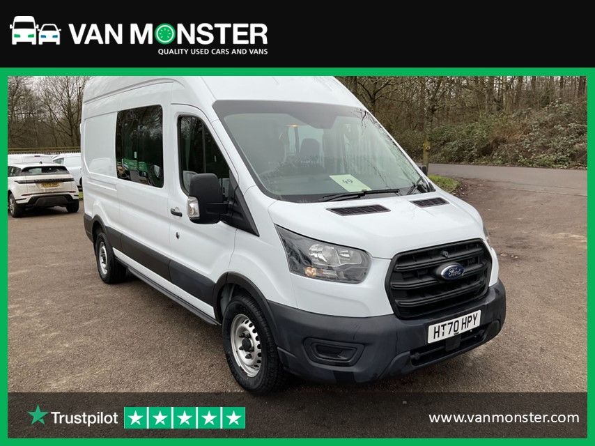 2021 Ford Transit 2.0 Ecoblue 130Ps H3 Leader Double Cab Van (HT70HPY)