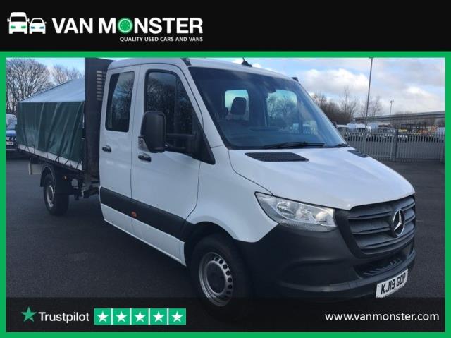 2019 Mercedes-Benz Sprinter 3.5T Crew Cab Tipper L3 (KJ19GOP)