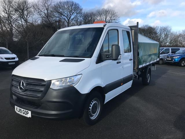 2019 Mercedes-Benz Sprinter 3.5T Crew Cab Tipper L3 (KJ19GOP) Image 4